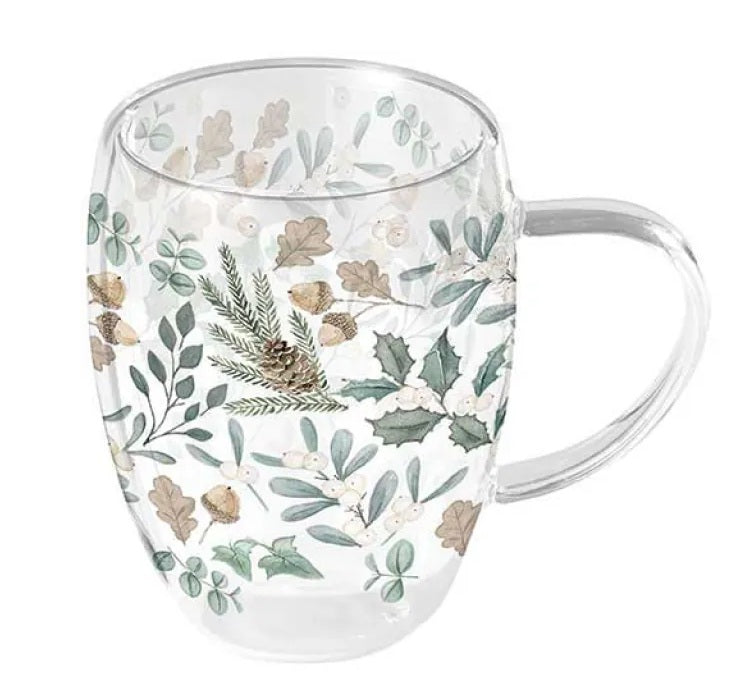 Ambiente Collection of Leaves Dubbelwandig Theeglas - 350 ml