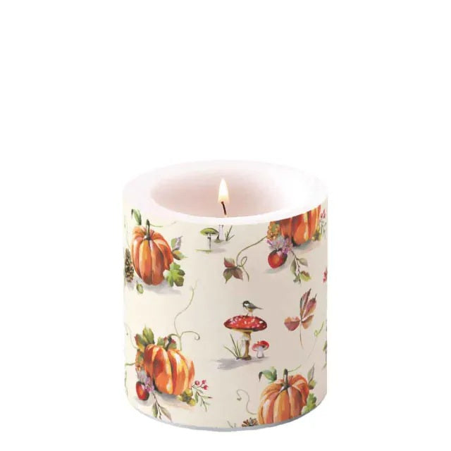 Ambiente Autumn Splendour Kaars - Klein - Paraffine - Ø 9 cm