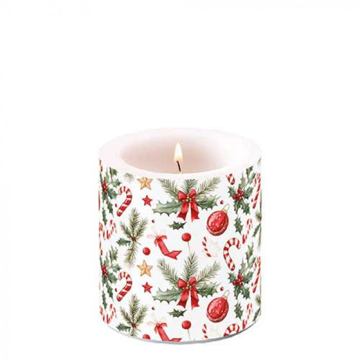 Ambiente Christmas Elements Kaars - Klein - Paraffine - Ø 9 cm