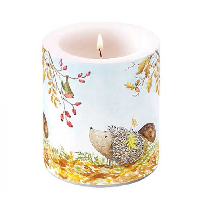 Ambiente Forest Friends Kaars - Medium - Paraffine - Ø 10 cm