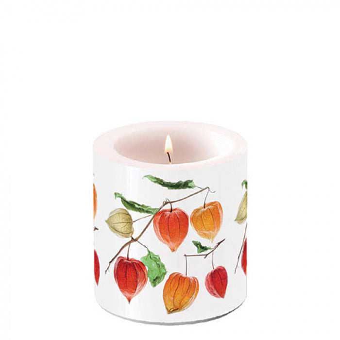 Ambiente Lampion Flower Kaars - Klein - Paraffine - Ø 9 cm