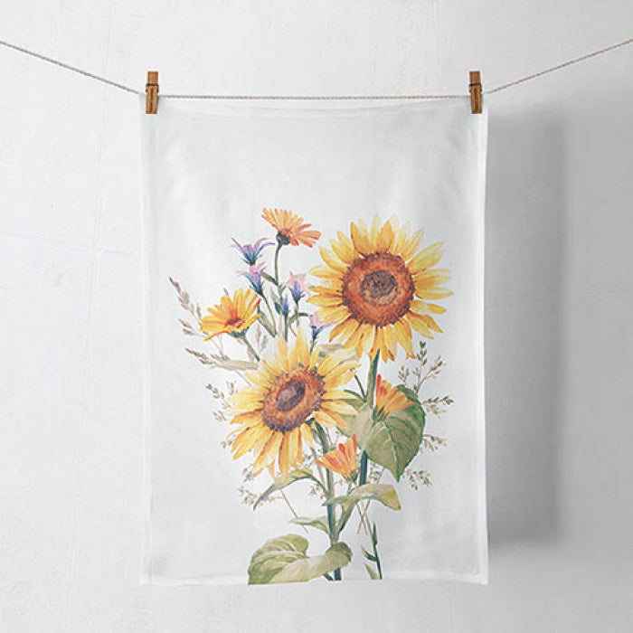 Ambiente Sunflowers Keukendoek - 100% Katoen - 50 cm x 70 cm