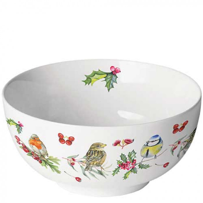Ambiente Birds in Winter Schaaltje - Fine Bone China - Ø 14 cm