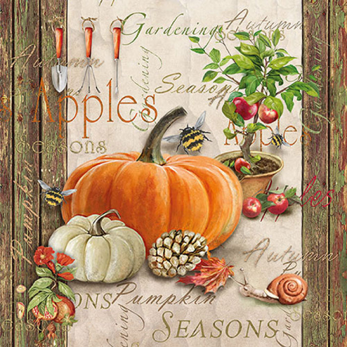Ambiente Autumn Gardening  Servetten - 25 cm x 25 cm