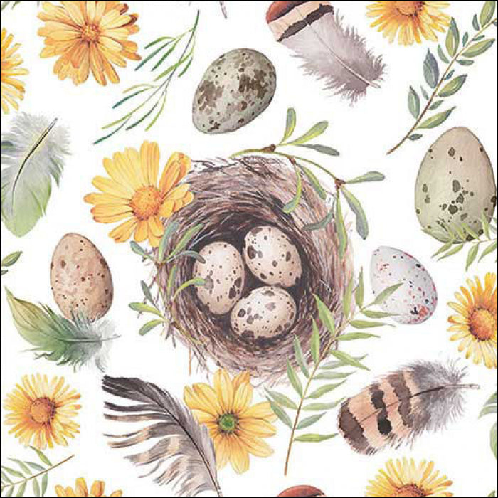 Ambiente Birds Nest Servetten - 33 cm x 33 cm