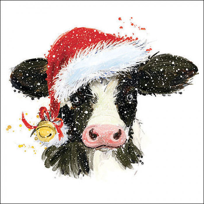 Ambiente Christmas Cow Bell  Servetten - 25 cm x 25 cm