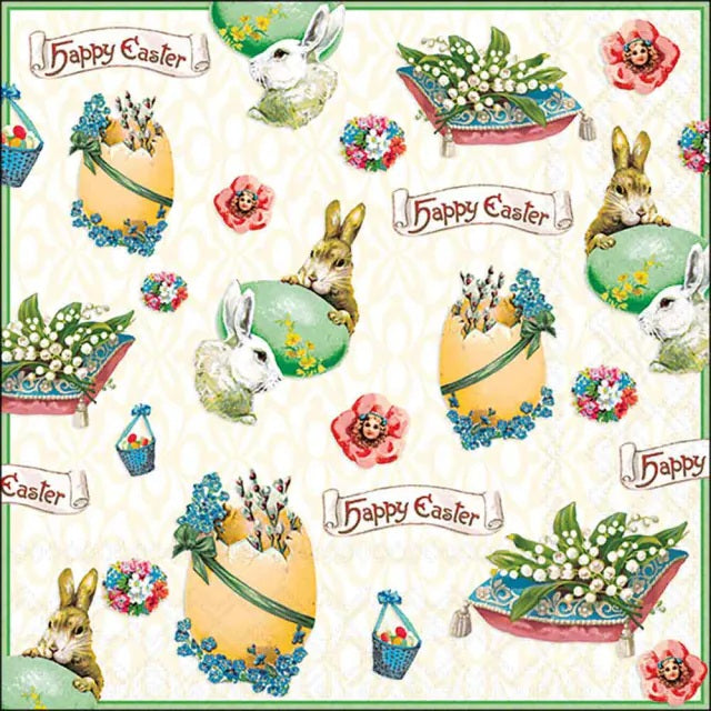 Ambiente Easter Banner Servetten - 33 cm x 33 cm