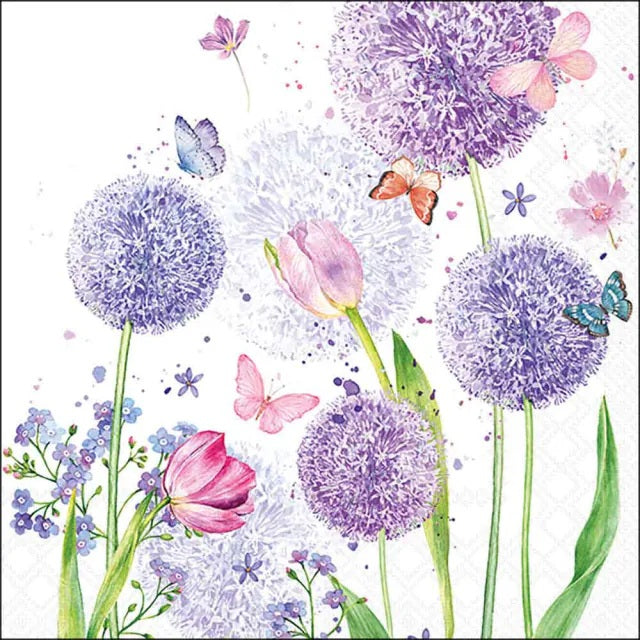 Ambiente Flower Beauty Servetten - 25 cm x 25 cm