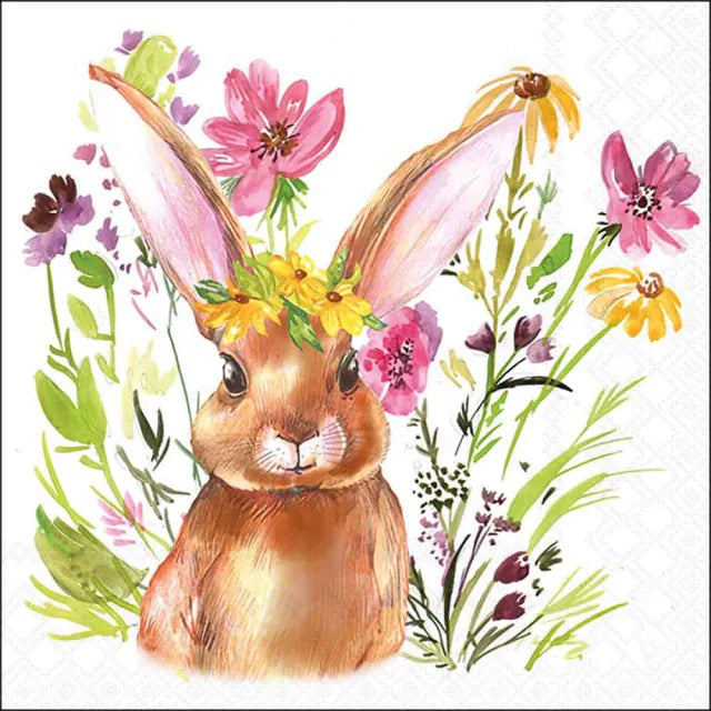 Ambiente Girl Bunny Servetten - 33 cm x 33 cm