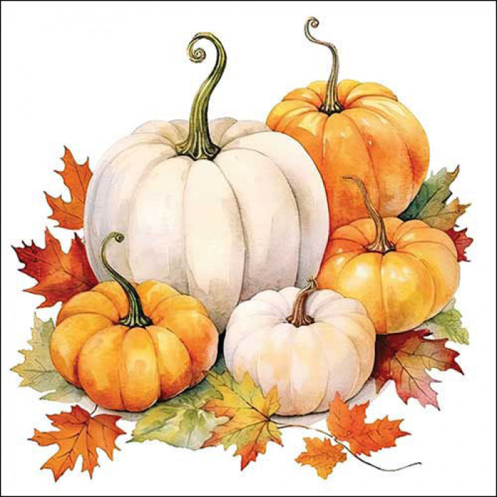 Ambiente Pumpkin Season  Servetten - 25 cm x 25 cm