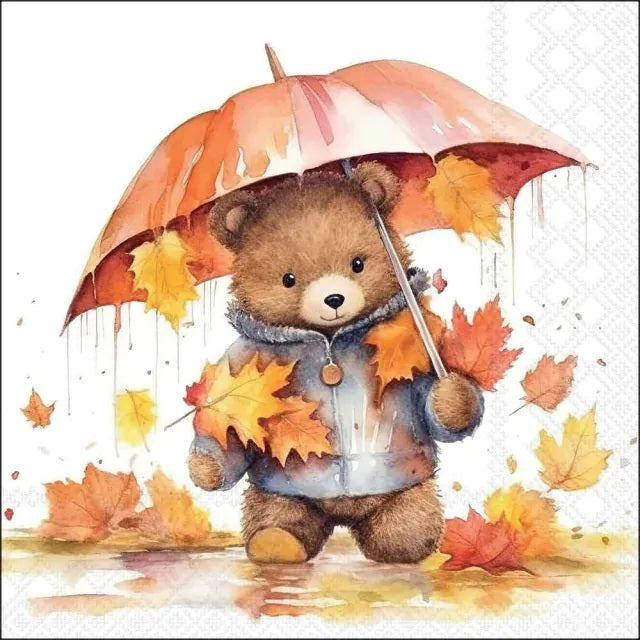 Ambiente Umbrella Bear Servetten - 33 cm x 33 cm