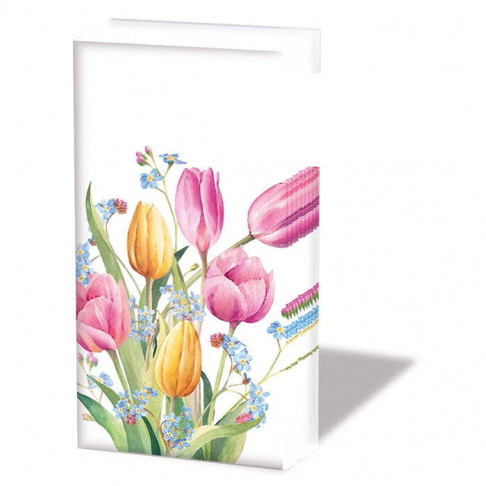 Ambiente Tulips Bouquet Papieren Zakdoekjes