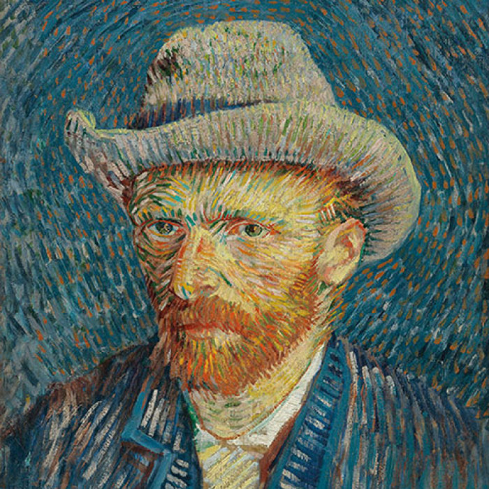 Ambiente van Gogh Self-Portrait Servetten - 33 cm x 33 cm