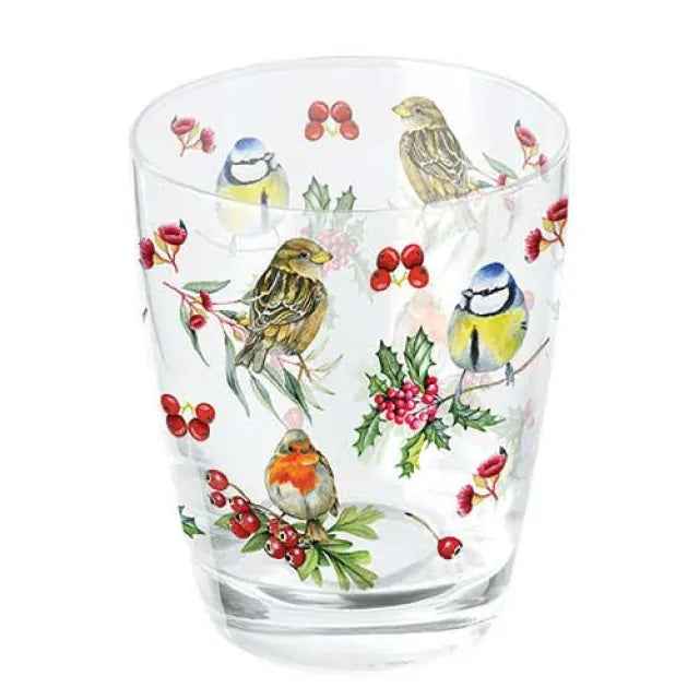 Ambiente Birds in Winter Waterglas - 250 ml