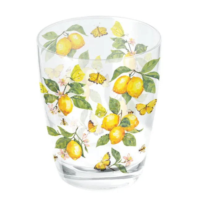Ambiente Fresh Lemons White Waterglas - 250 ml