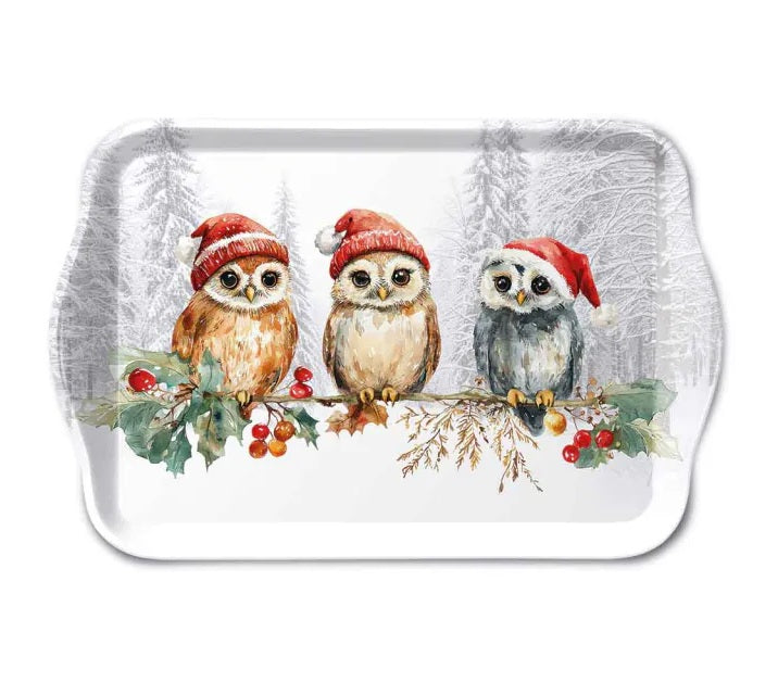 Ambiente Wise Owls Dienblad - Melamine - 13 cm x 21 cm