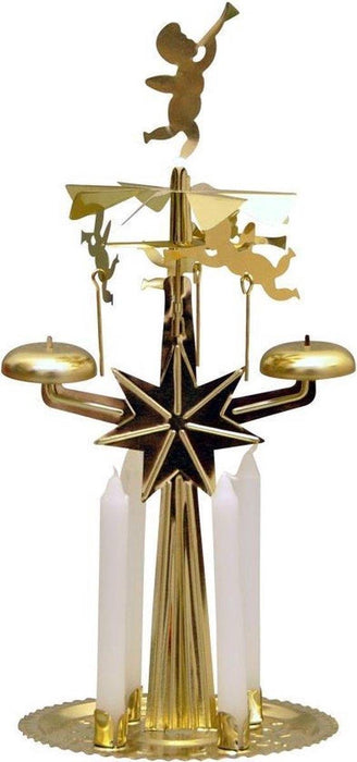 Angel Chimes Engelenmolen - Kerst - Goudkleurig - 31 cm