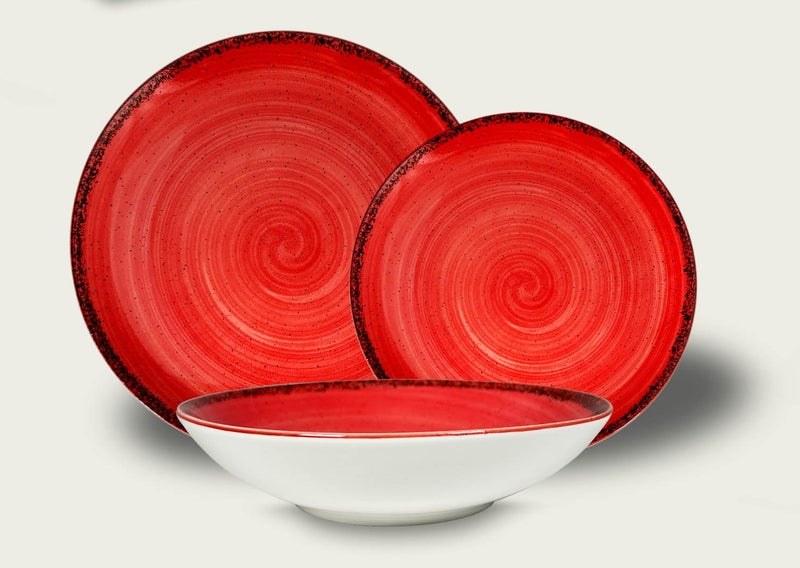 Arca Pepper Ontbijtbord - Rood - Porselein - Ø 21 cm