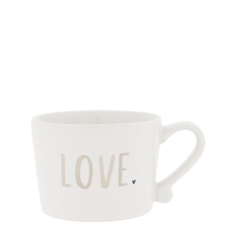 Bastion Collections White Love Beker - Aardewerk - 150 ml