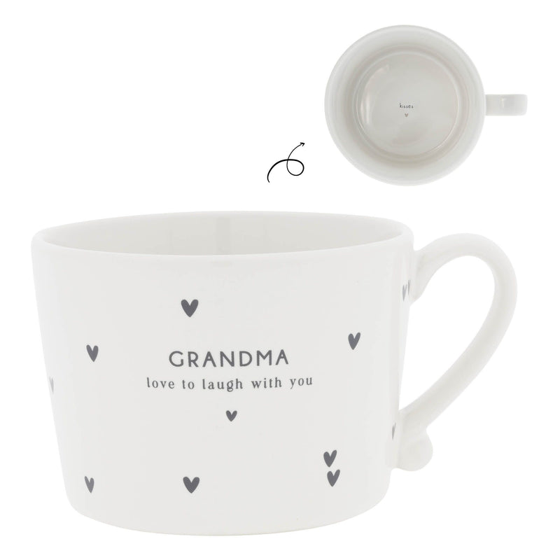 Bastion Collections White/Grandma Beker - Aardewerk - 240 ml