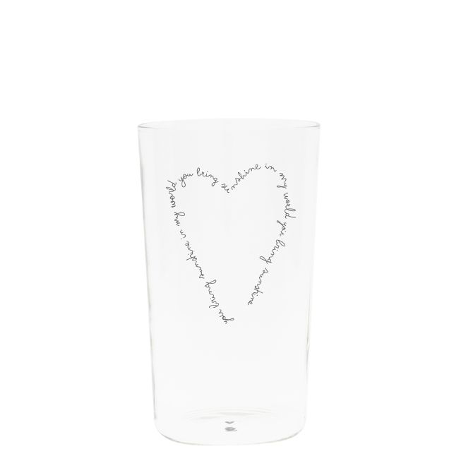 Bastion Collections Heart Sunshine Glas - 450 ml