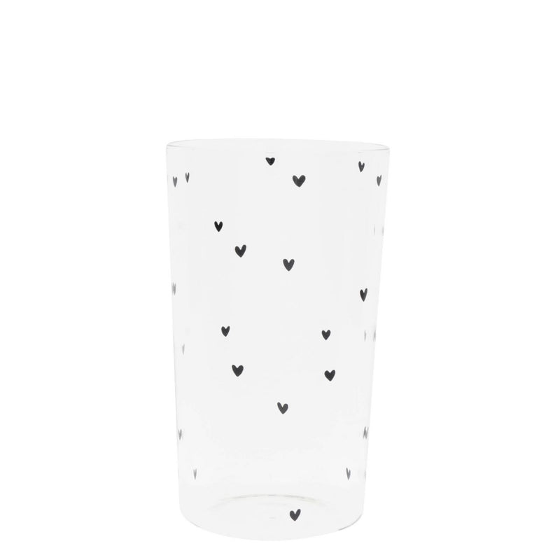 Bastion Collections With Hearts all Over Glas - 450 ml