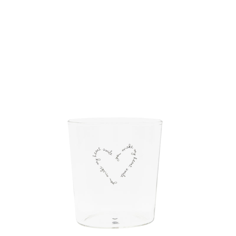 Bastion Collections You Make my Heart Smile Glas - 300 ml