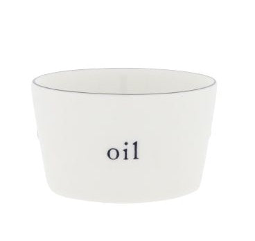 Bastion Collections White Oil Schaaltje - Aardewerk - Ø 8 cm