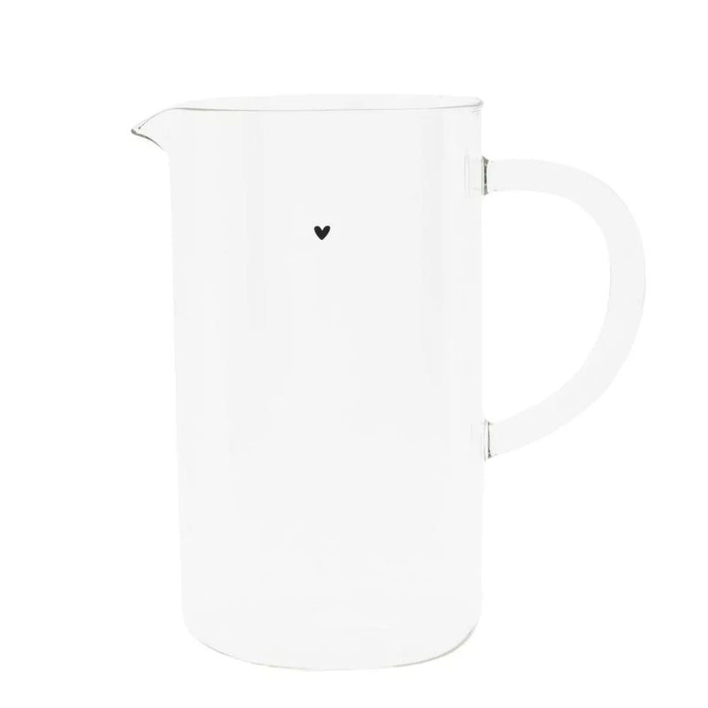 Bastion Collections Black Heart Kan - Glas - 10 cm x 21 cm