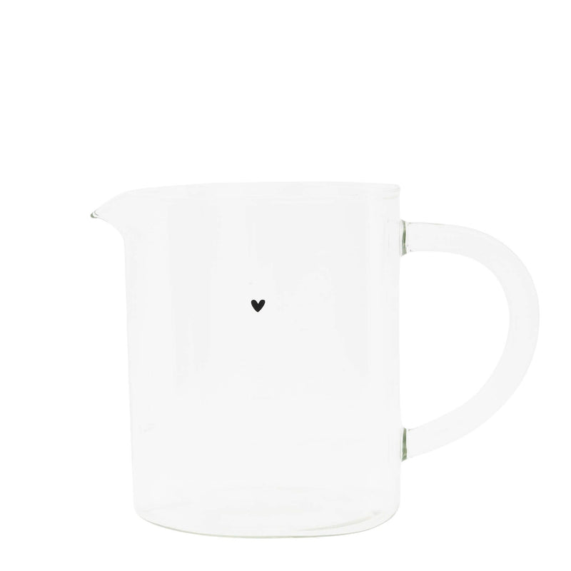 Bastion Collections Black Heart Kan - Glas - 10 cm x 14 cm