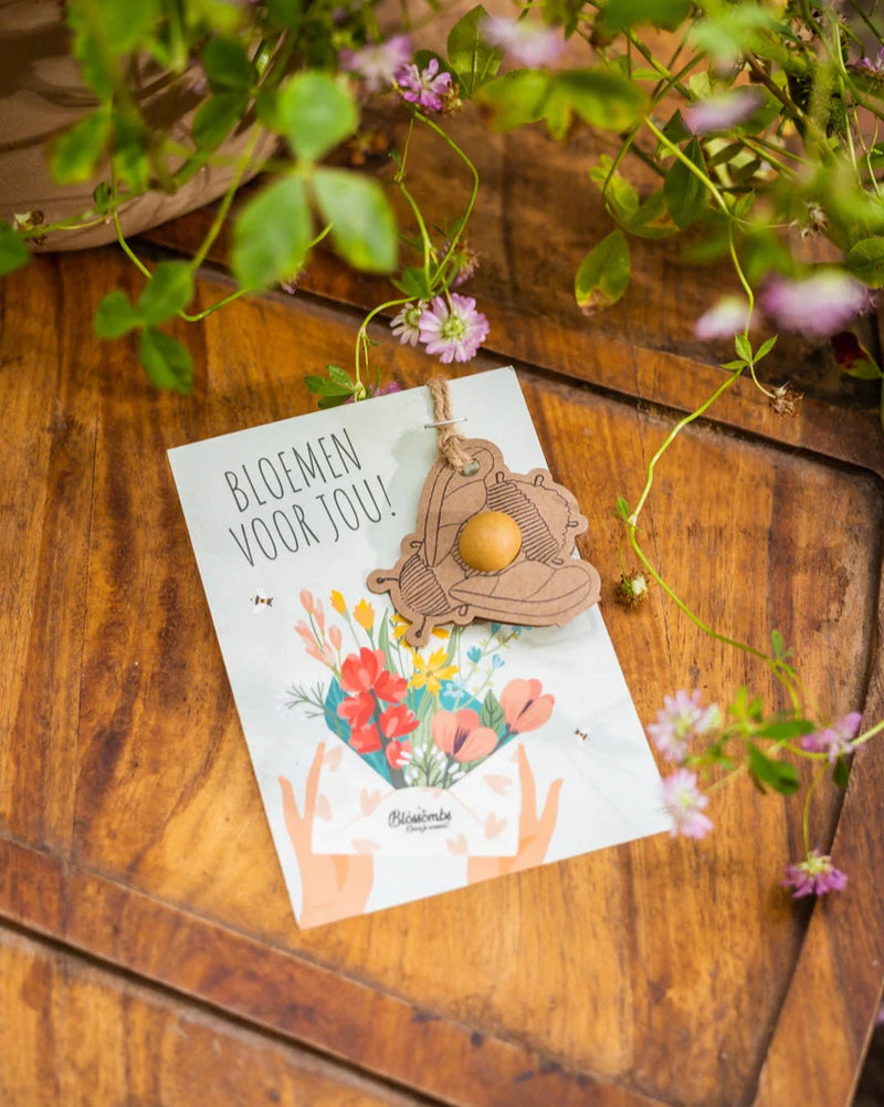 Blossombs Kaart met Bloembommetje - Bloemen voor Jou