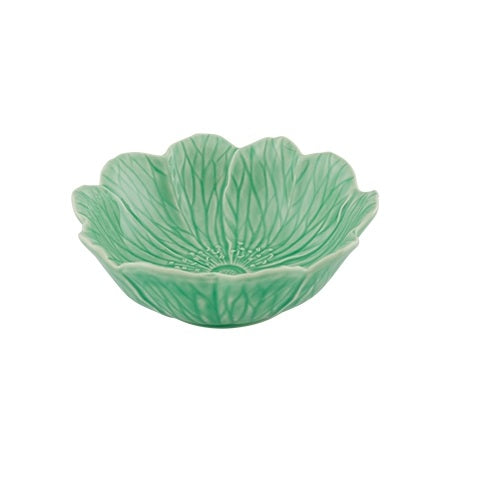 Bordallo Pinheiro Flora Schaaltje - Groen - Aardewerk - 17,1 cm x 17 cm