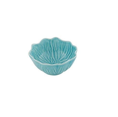 Bordallo Pinheiro Flora Schaaltje - Blauw - Aardewerk - Ø 12,4 cm