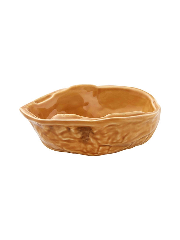 Bordallo Pinheiro Frutos Secos Serveerschaaltje - Walnoot - Bruin - Aardewerk