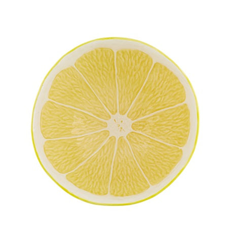 Bordallo Pinheiro Limão Schaal - Citroen - Aardewerk - Ø 24 cm