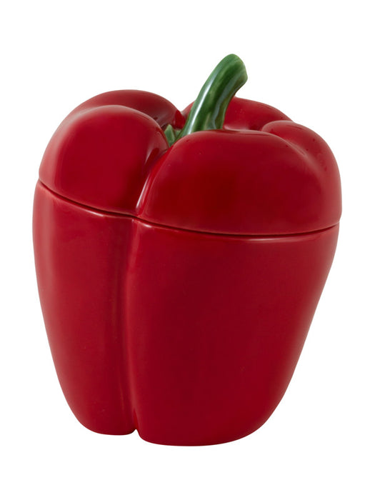 Bordallo Pinheiro Pimento Voorraadpot - Paprika - Rood - Aardewerk - Ø 11,5 cm