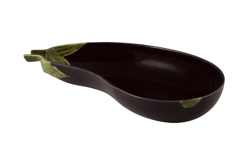 Bordallo Pinheiro Beringela Schaal - Aubergine - Paars - Aardewerk - 39,5 cm x 22 cm