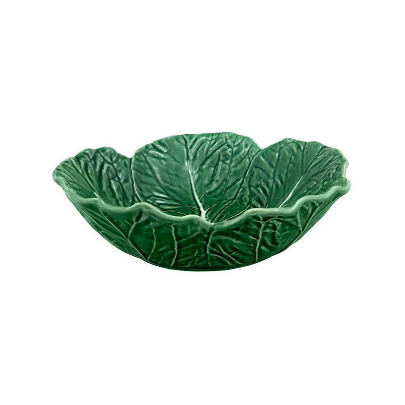 Bordallo Pinheiro Natural Couve Schaal - Koolblad - Groen - Aardewerk - Ø 29 cm