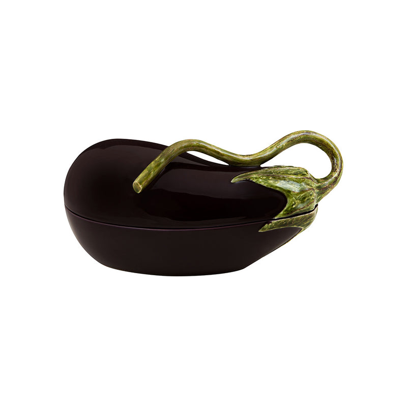Bordallo Pinheiro Beringela Voorraadpot - Aubergine - Aardewerk - 31,5 cm x 15 cm