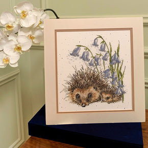 Wrendale Designs Love and Hedgehugs Borduurpakket - 26 cm x 26 cm
