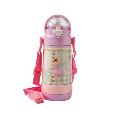 Brandani Thermosfles - Lichtroze - Kunststof/Metaal - 350 ml