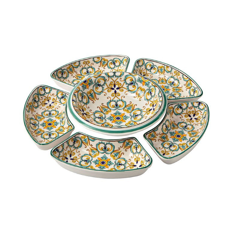 Brandani Medicea Tapasschaal - Aardewerk - Ø 60 cm