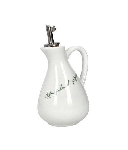 Brandani D'amore Olijfolie Flesje - Wit - Porselein - 250 ml