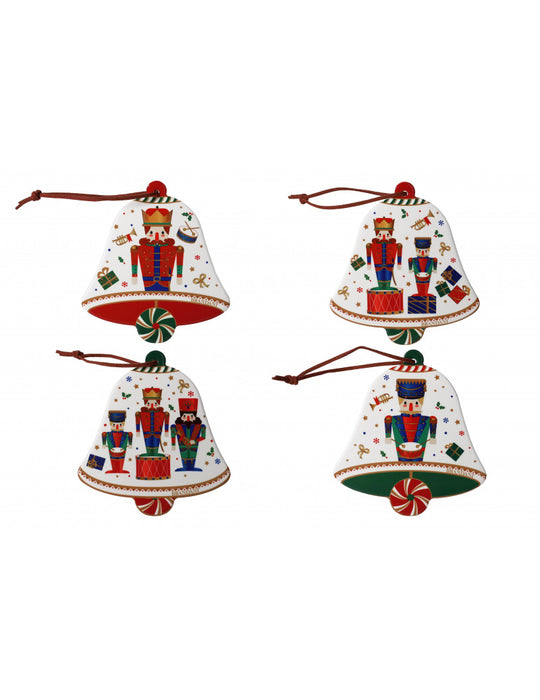 Brandani Nutcracker Onderzetter - Set van 4 - 11 cm x 12 cm