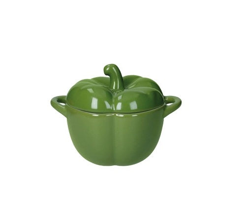 Brandani Peperone Casserole - Ovenschaal - Paprika - Aardewerk - 370 ml