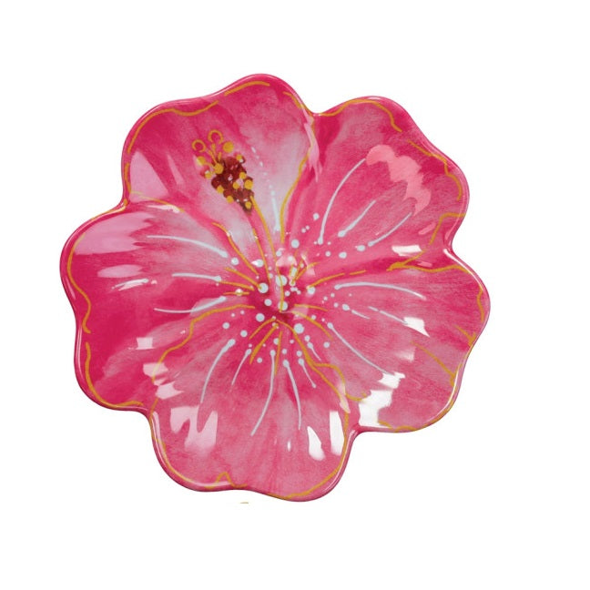Brandani Fiore Ontbijtbord - Roze - Melamine - Ø 20 cm