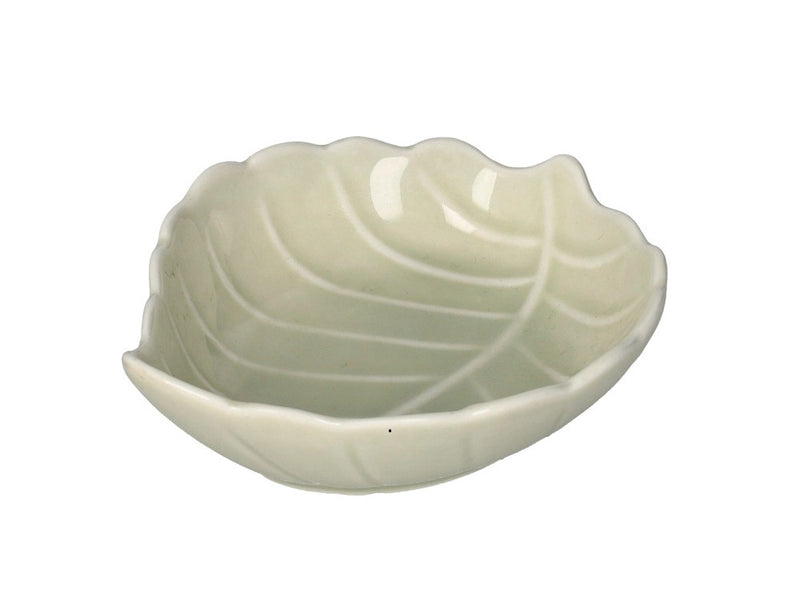 Brandani Foglia Schaaltje - Crème - Porselein - 10,5 cm x 8,5 cm