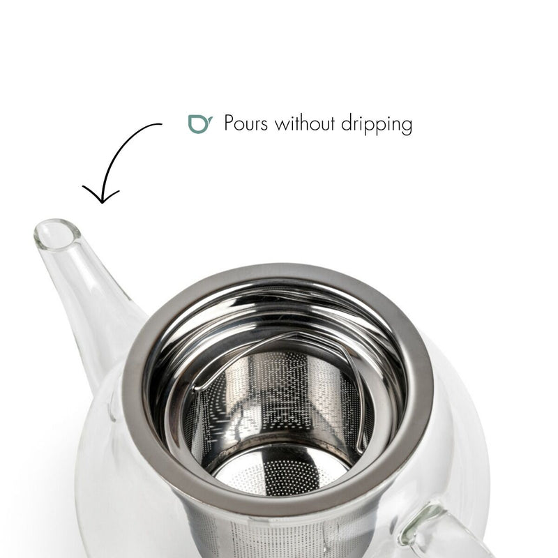 Bredemeijer Bella Ronde Theepot - Borosilicaatglas - 500 ml