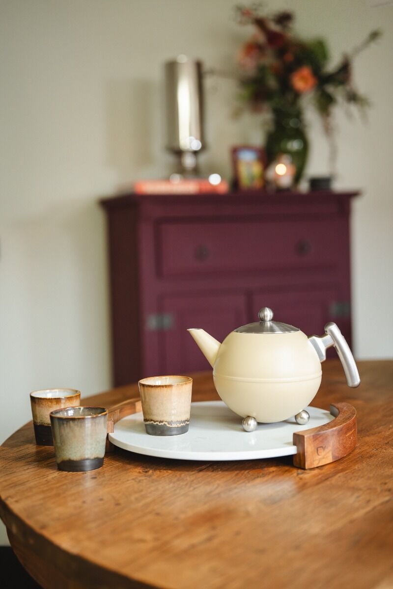 Bredemeijer Duet® Bella Ronde Theepot - Taupe - 1,2 ltr.