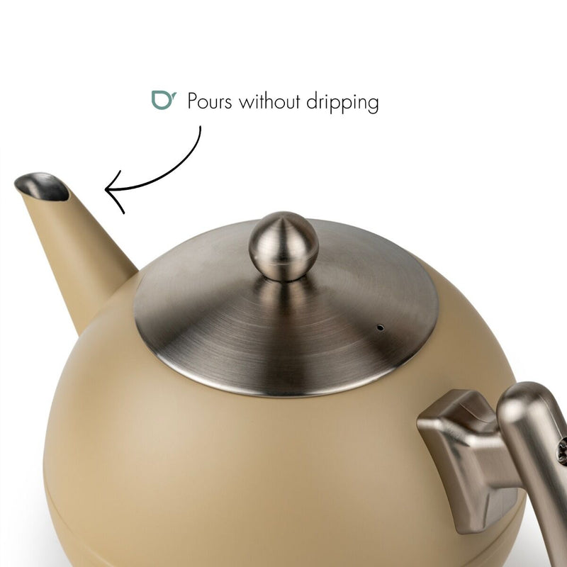 Bredemeijer Duet® Bella Ronde Theepot - Taupe - 1,2 ltr.